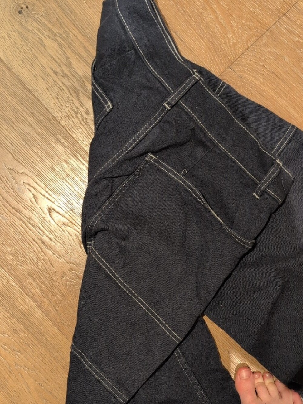 Everlane Navy Wide-Leg Women's Workwear Pants - Picture 3 of 3